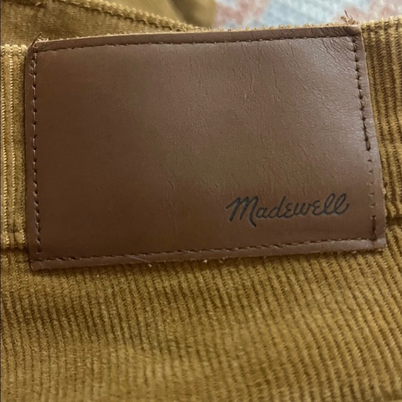 Madewell Tan Cali Demi-Boot Corduroy Pants Size 29 - Picture 9 of 10